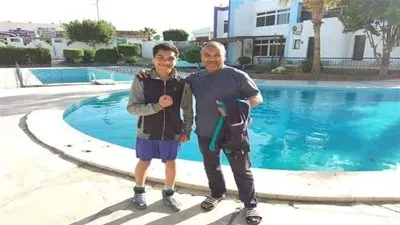 إبراهيم محمود يتأهل لنصف نهائي بطولة الجمهورية للملاكمة