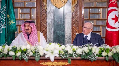 خادم الحرمين والرئيس السبسي يطلقان ثلاثة مشروعات بالجمهورية التونسية