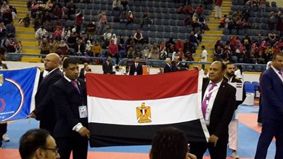 افتتاح البطولة العربية للأندية للكاراتيه وتدشين الشعار الجديد للاتحاد العربي (صور) 