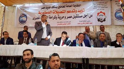 جبالي المراغى: التعديلات الدستورية تصب فى بناء العامل المصري (صور) 