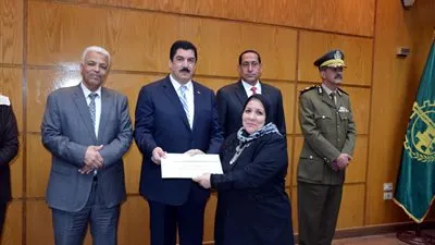 محافظ القليوبية يكرم موظفات الديوان العام ووكيل الرياضة 