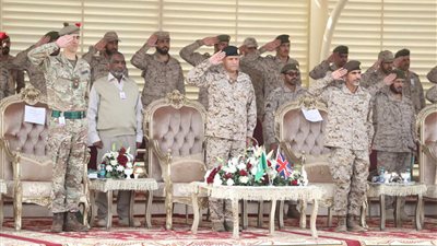 انطلاق مناورات التمرين السعودي البريطاني 