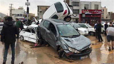 خسائر فادحة جراء السيول غير المسبوقة في إيران