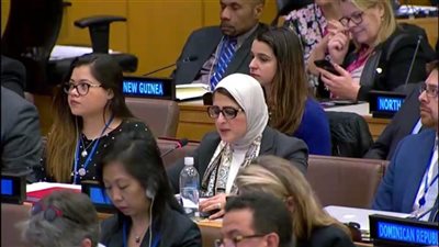 هالة زايد: مصر تعمل على تعزيز صحة 5 ملايين لاجئ على أراضيها