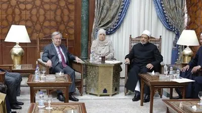 الأمين العام للأمم المتحدة في الأزهر: جئت اليوم لأعلن عن تضامني مع المسلمين