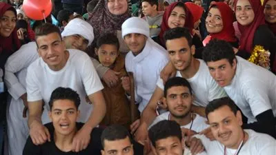 جامعة المنصورة تحتفل بيوم اليتيم (صور) 