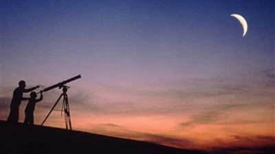 تصوير هلال شعبان بالأشعة تحت الحمراء صباح اليوم