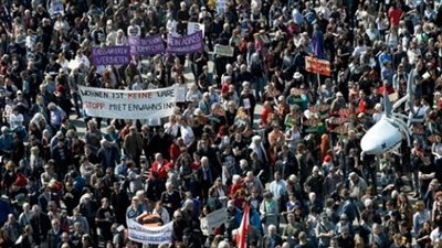 مظاهرات في برلين احتجاجاً على ارتفاع أسعار الإيجارات