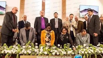 أندريه زكي يفتتح تجديدات الكنيسة الإنجيلية بالإسعاف