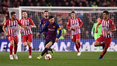 في ليلة طرد كوستا.. ميسي يقود برشلونة لدهس أتلتيكو مدريد