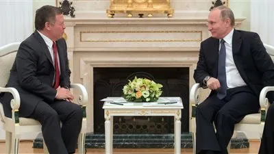 لافروف ينقل رسالة من بوتين إلى ملك الأردن