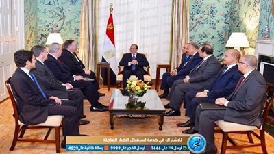 الرئيس السيسي يؤكد لوزير خارجية أمريكا ضرورة التوصل لحل عادل يضمن حقوق الفلسطينيين
