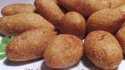 طريقة عمل كبة البطاطس بحشوة الجوز