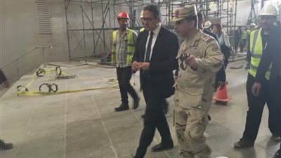 عاطف مفتاح: نسبة إنجاز مشروع المتحف الكبير وصلت لـ92% (صور)