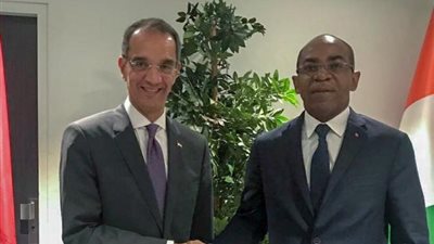  وزير الاتصالات يبحث مع وزير الاقتصاد الرقمي والبريد بكوت ديفوار تعزيز التعاون المشترك