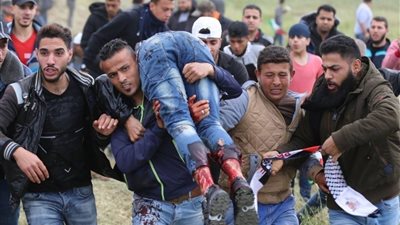 استشهاد طفل فلسطيني على حدود غزة