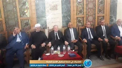 رئيس البرلمان وعدد من الشخصيات يشاركون في عزاء زوجة أحمد فتحي سرور (صور)
