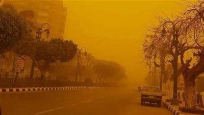 عاجل .. عاصفة ترابية تضرب شوارع القاهرة