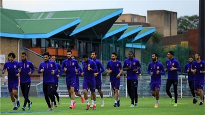 تدريبات استشفائية للاعبي الأهلي قبل مران اليوم