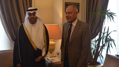 رئيس البرلمان العربي يجتمع مع أحمد أبو الغيط في القاهرة