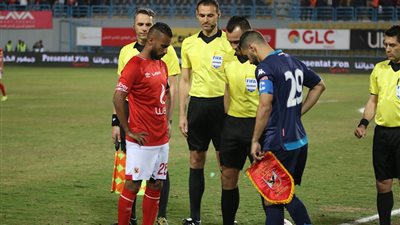 صور مباراة الأهلي وبيراميدز في الدوري المصري