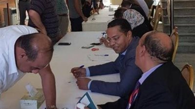 المصريون يصوتون على التعديلات الدستورية الجديدة في الدوحة (صور)