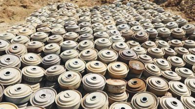 إتلاف 5 آلاف لغم حوثي في الجوف