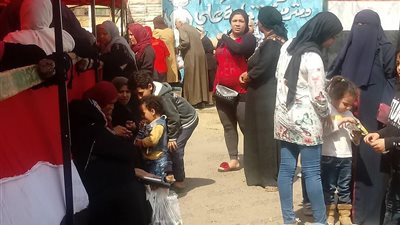 العنصر النسائي يتفوق في الاستفتاء على التعديلات الدستورية بشبرا مصر