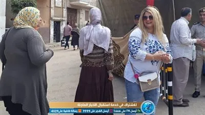 رئيس مدينة بنها يتفقد لجان الاستفتاء على الدستور