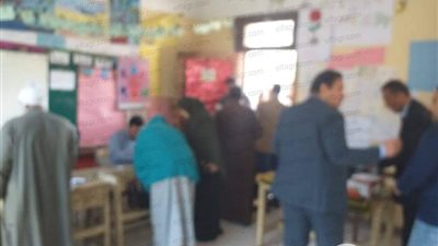 السيدات يتصدرن لجان الإستفتاء على الدستور في كفرشكر 