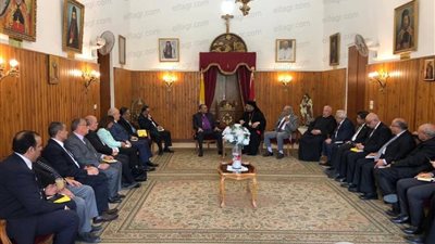 ‏بطريرك الكاثوليك يستقبل رئيس الطائفة الإنجيلية بمصر