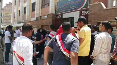 الشباب المغتربون بالمنيا يشاركون بقوة في الاستفتاء (صور) 