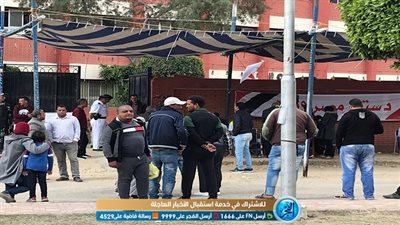 إقبال من المواطنين في اللحظات الأولى لليوم الثاني على لجان الاستفتاء ببورفؤاد (صور)