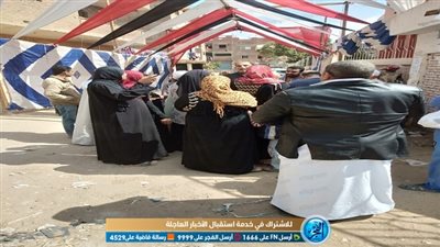 توافد أهالي عرب العيايدة بالخانكة على لجان الاستفتاء في ثاني أيام التعديلات (صور)