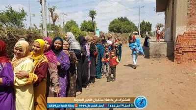 طوابير للسيدات في لجان الاستفتاء على الدستور بالقناطر الخيرية (فيديو وصور)