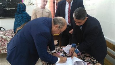 رئيس مجلس الدولة يدلي بصوته على الاستفتاء على التعديلات الدستورية