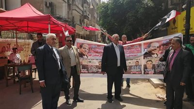 مسيرة لبريد وسط وشمال القاهرة لحث المواطنين على المشاركة بالتعديلات الدستورية