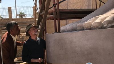 أثري أمريكي عن تمثال رمسيس بواجهة معبد الأقصر: مكانه صحيح والتحية للمرممين المصريين