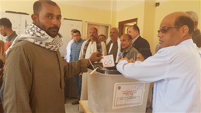 إغلاق لجان الأقتراع على التعديلات الدستورية بالفيوم 