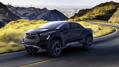 شاهد.. تصاميم تيسلا البيك أب التوقعية تظهرها بشكل شرس