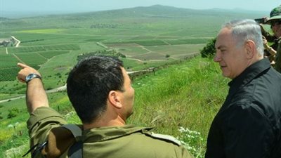نتنياهو يزور الجولان السورية بعد اعلان ترامب 