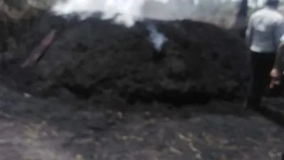 إزالة ٢٠ مكمورة فحم في حملة مكبرة بدمياط (صور)