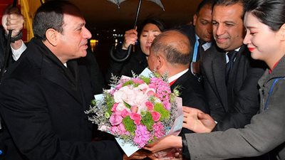 متحدث الرئاسة ينشر فيديو لزيارة الرئيس إلى الصين 