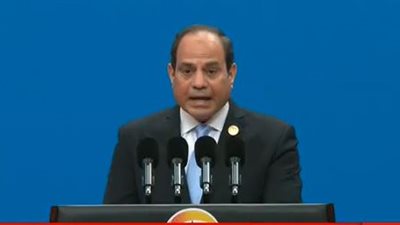 السيسي: مصر أول دولة عربية وأفريقية تعلن اعترافها بالصين