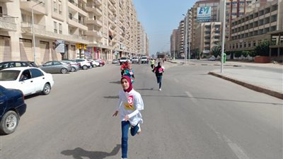 أحتفالا بذكرى عيد تحرير سيناء.. رياضة الغربية تنظم مارثون جرى للفتيات والسيدات (صور)