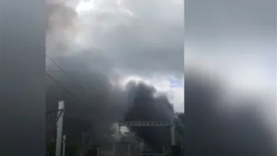 انفجار ضخم بمستودع وقود في بريطانيا 