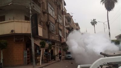 للوقاية من الأمراض.. رش حدائق الدقهلية بتوجيه من المحافظ 