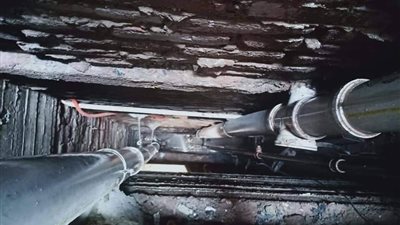 حريق بالمبنى الرئيسي في مستشفى أسيوط الجامعي (صور)