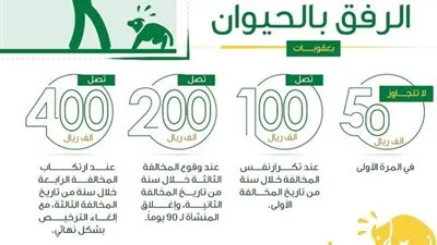 غرامة 400 ألف ريال والتشهير بمرتكب جرائم تعذيب الحيوان