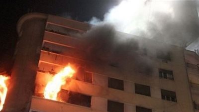 السيطرة على حريق شب داخل شقة سكنية بالمنيب
